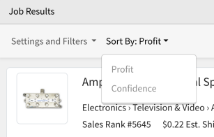 WizardOA Sort Screenshot