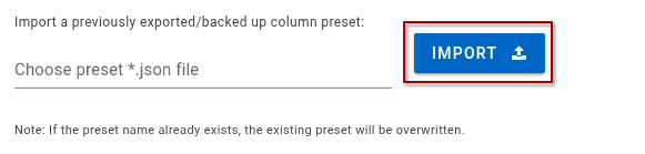 Keepa Import Preset Screenshot