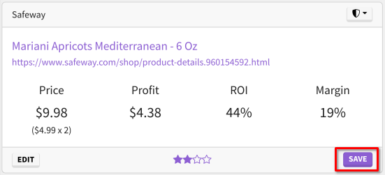 WizardOA Save Result Screenshot