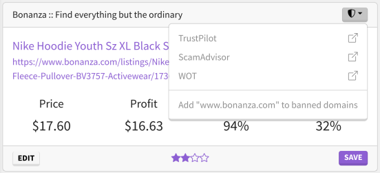 WizardOA Vet Result Screenshot